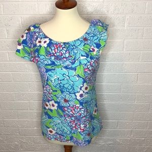 Lilly Pulitzer Ruffle Top